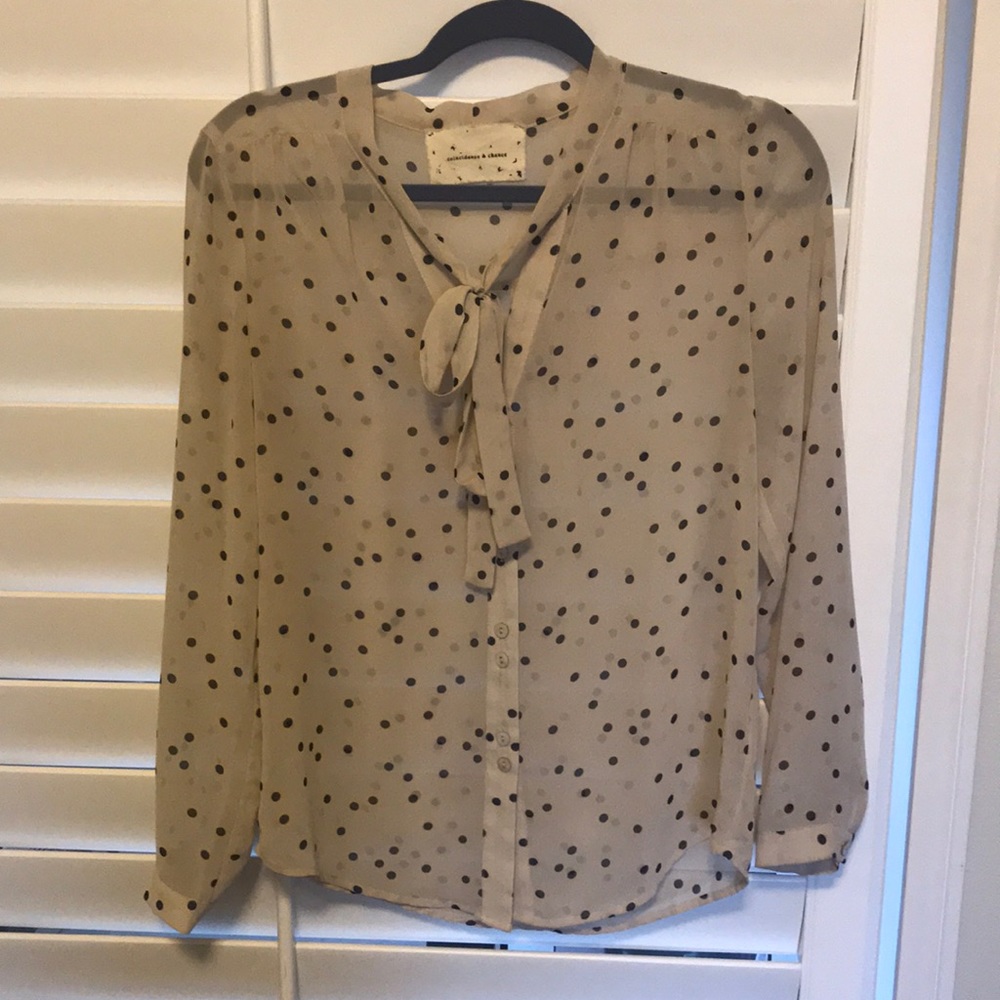 Coincide & Chance chiffon dress shirt